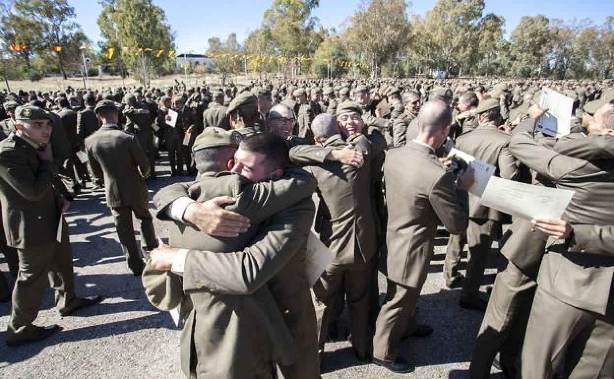 Imagen de la última clausura de ciclo en Cáceres abierta al público, el 24 de octubre del año pasado.