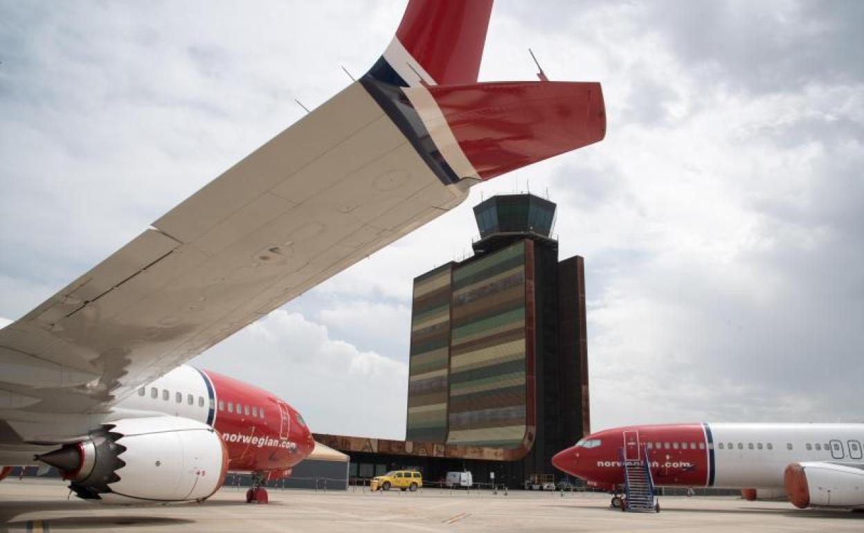 Imagen del aeropuerto de Alguaire-Lleida. 