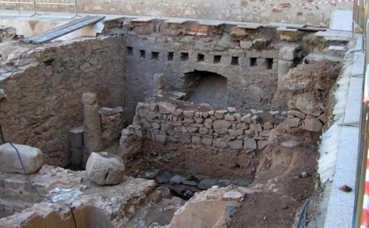 Los restos romanos en el Palacio de Mayoralgo de Cáceres abren al turismo el martes