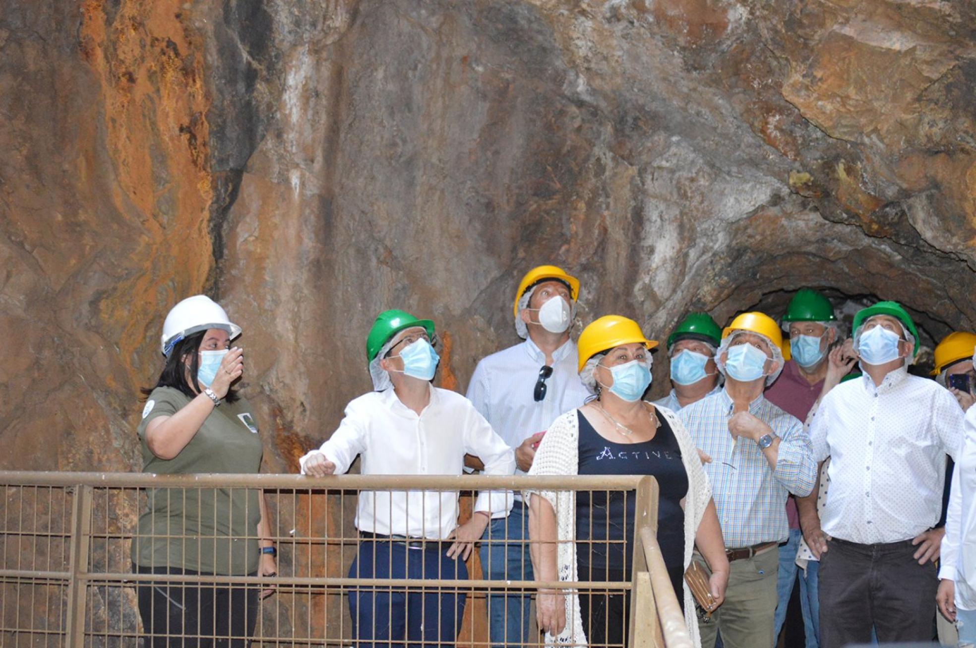 Imagen de archivo de una visita a la La Jayona, en Fuente del Arco. 