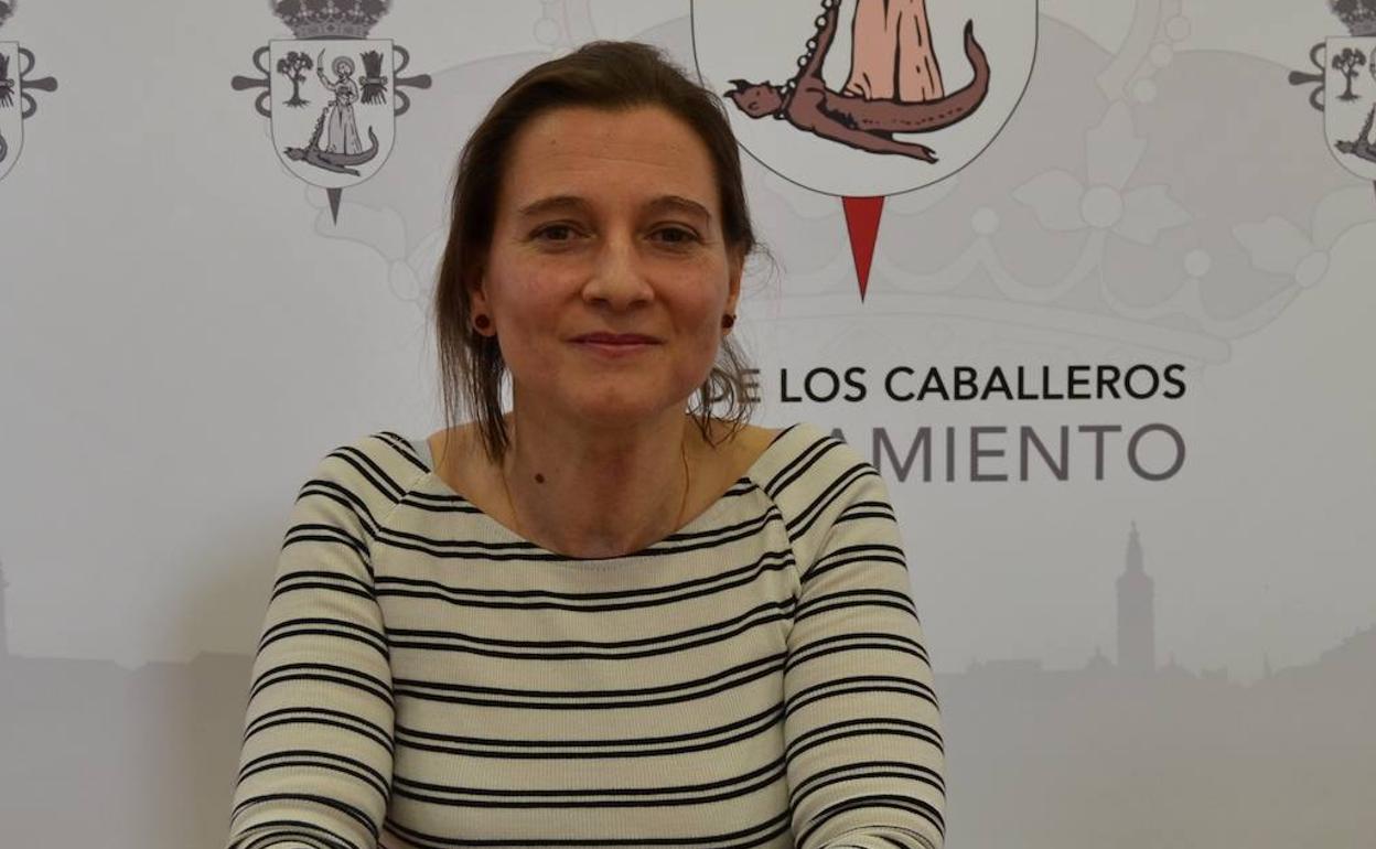La edil Manuela Cordobés.
