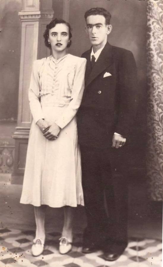 Placido Barquilla y su mujer Concepción Álvarez