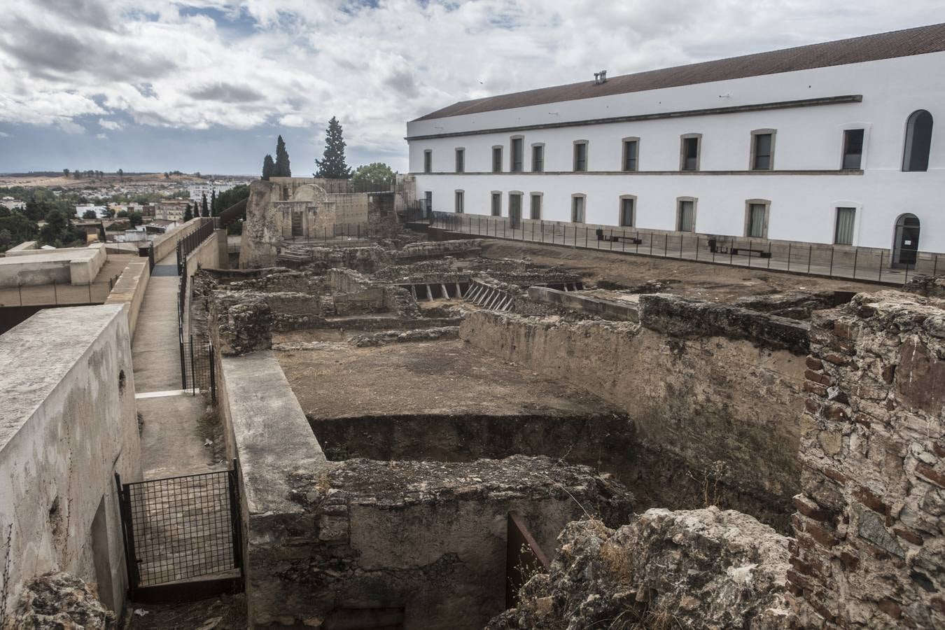Uno de los yacimientos de la Alcazaba de Badajoz.