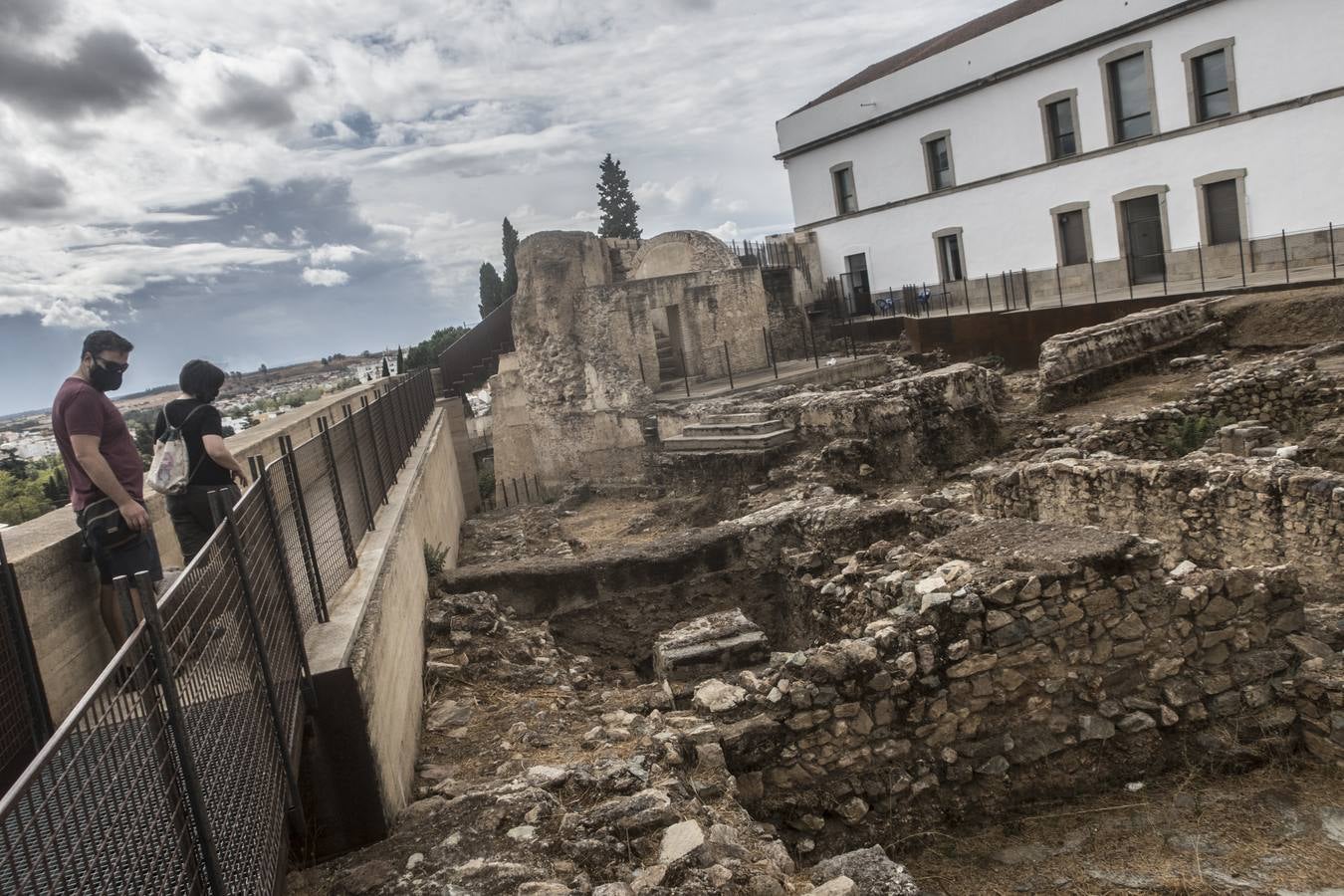 Uno de los yacimientos de la Alcazaba de Badajoz.