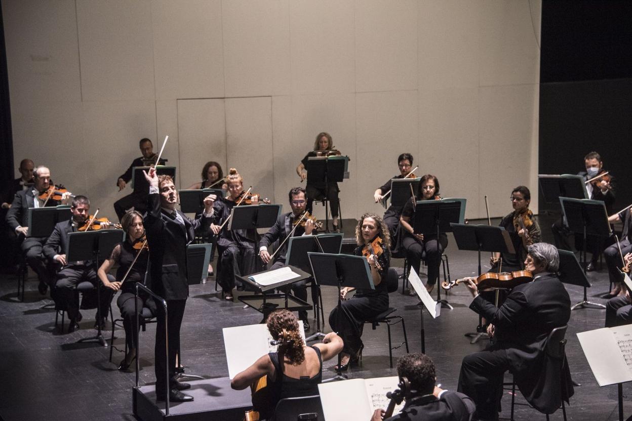 Concierto de la Orquesta de Extremadura en Badajoz el pasado julio. 
