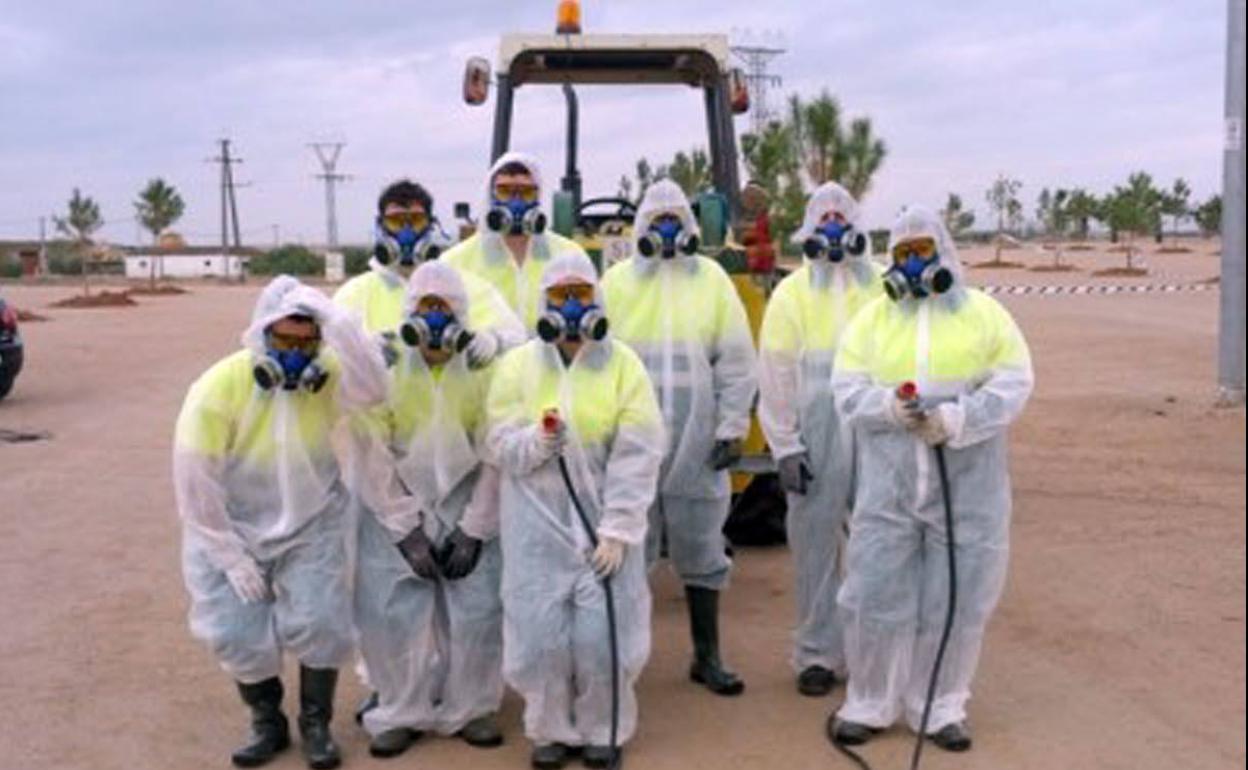 Valdelacalzada acoge un curso de Aplicador de productos fitosanitarios