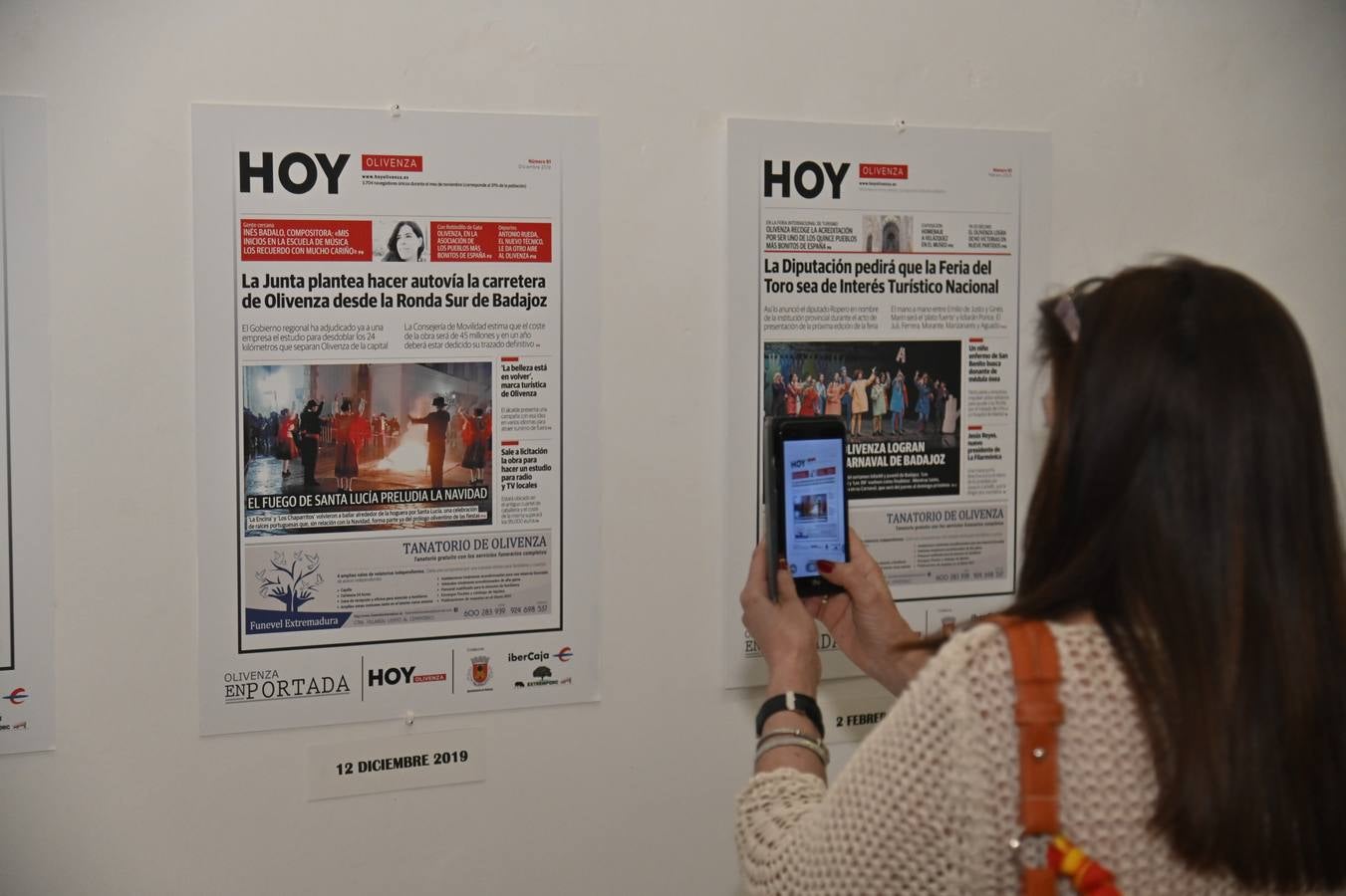 Exposición 'Olivenza en portada'