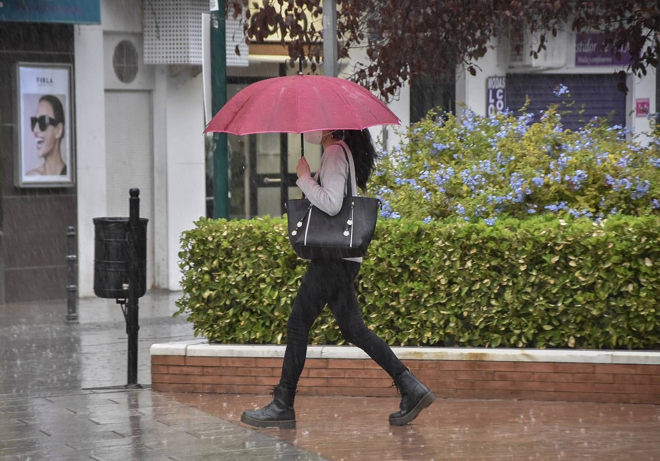 Lluvia en Badajoz