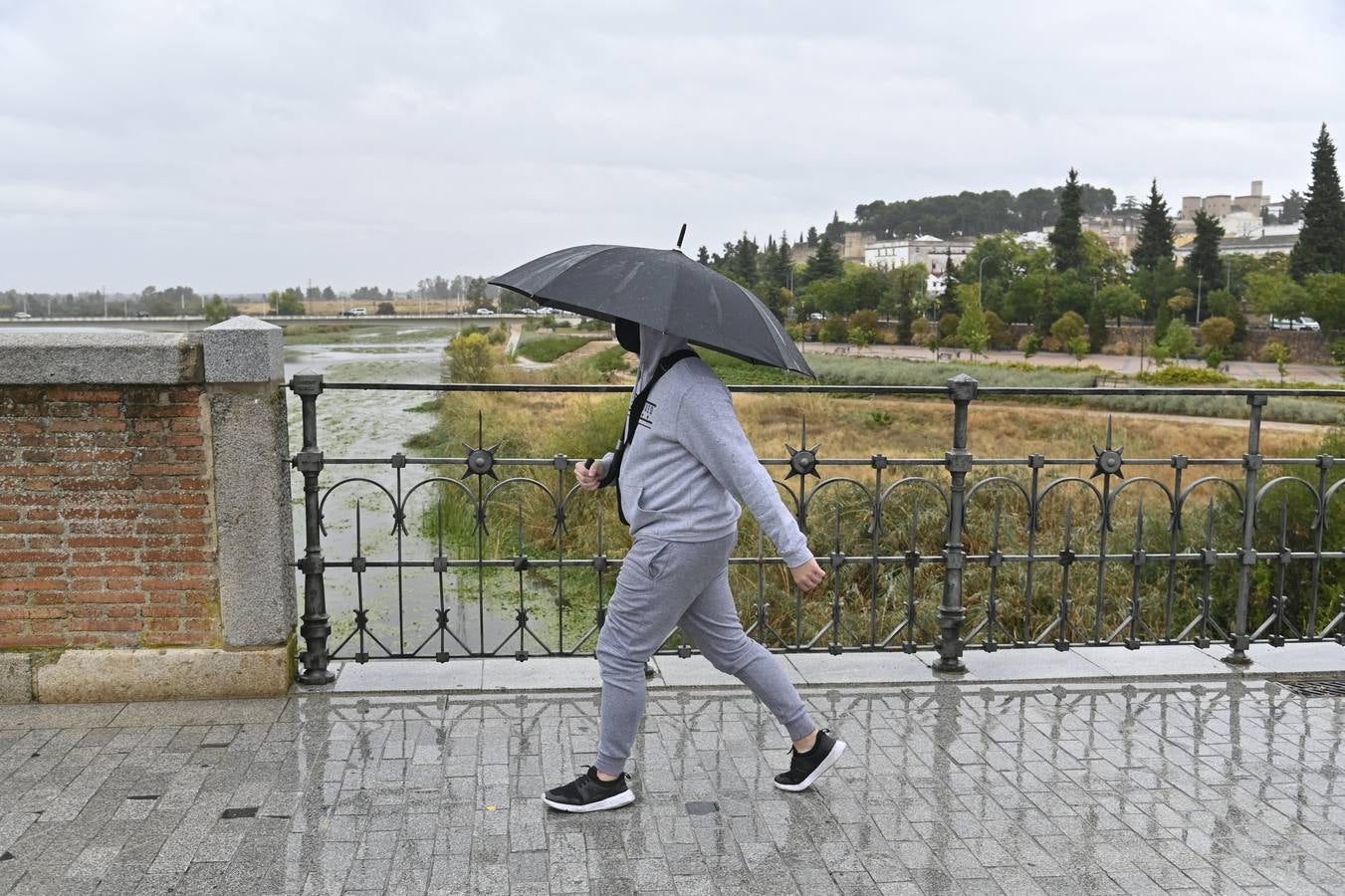 Lluvia en Badajoz