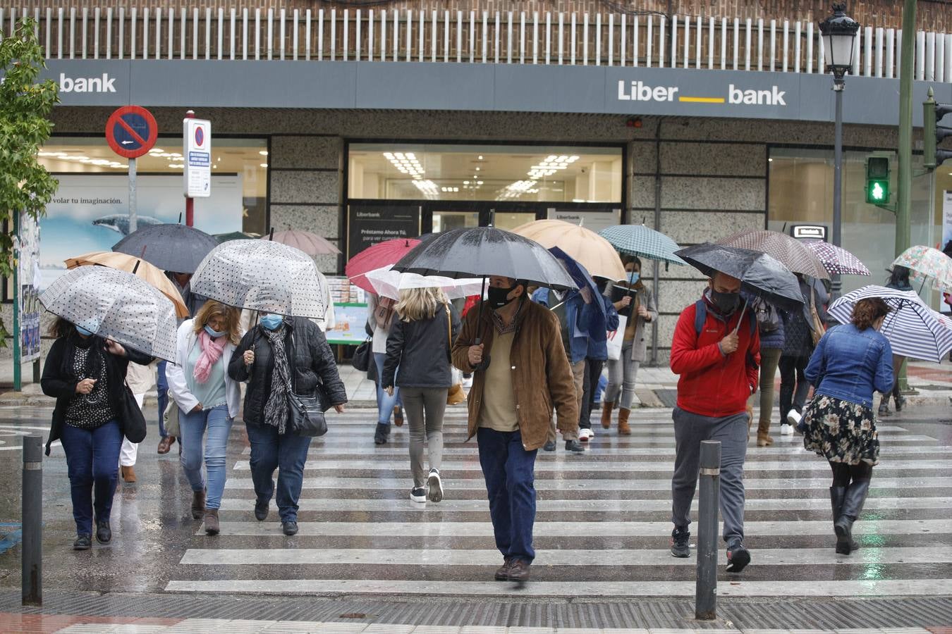 Lluvia en Cáceres