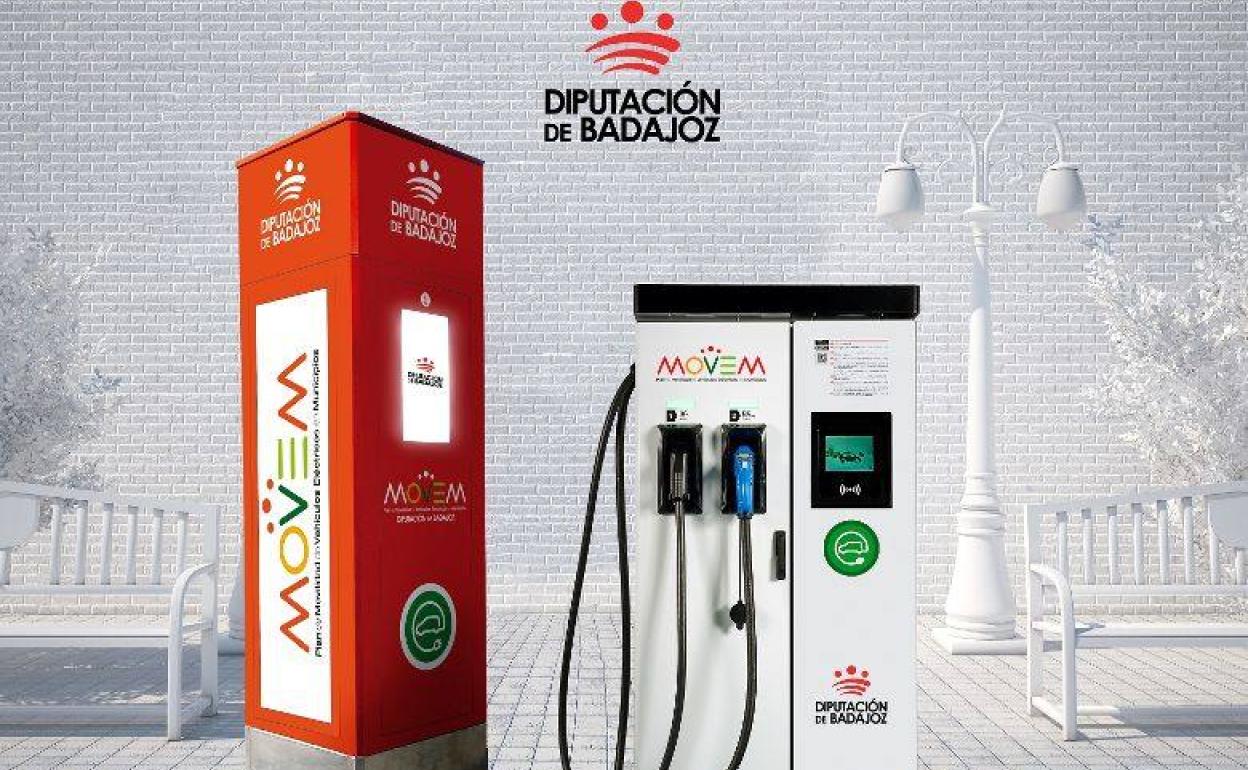 Puntos de recarga para vehículos eléctricos del Plan MOVEM