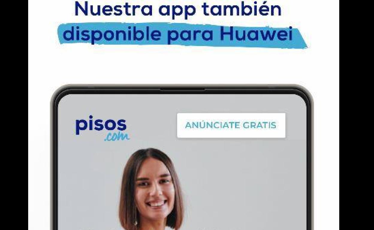 pisos.com lanza la nueva versión de su app adaptada para dispositivos Huawei