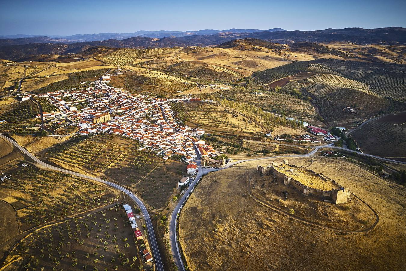 Vista aérea de Montemolín