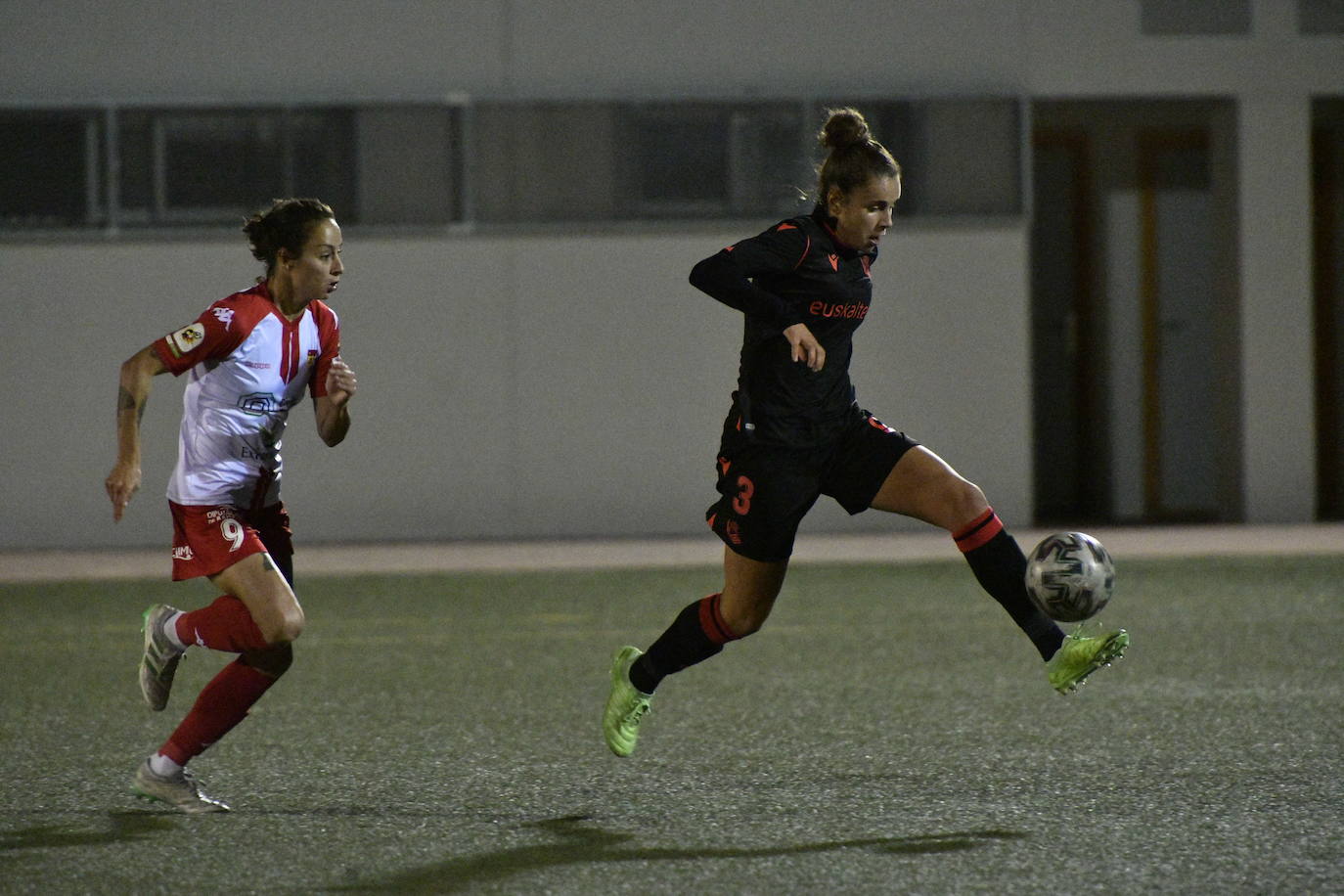 Fotos: La clase de la Real puede con la ilusión del Santa Teresa (0-4)