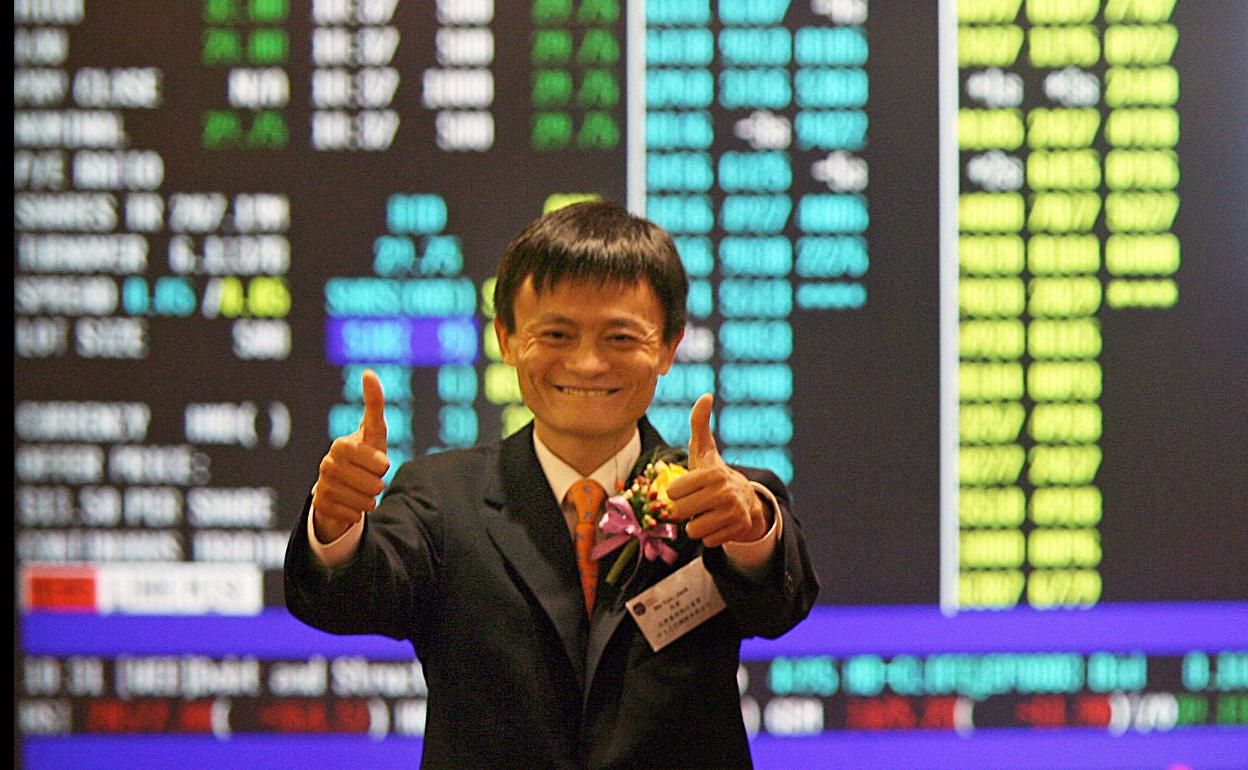 Jack Ma, fundador del gigante del comercio electrónico Alibaba.