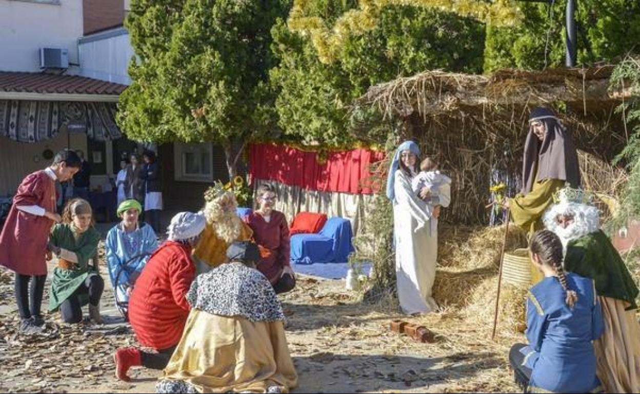 Belén viviente del Gurugú en una imagen de archivo. 