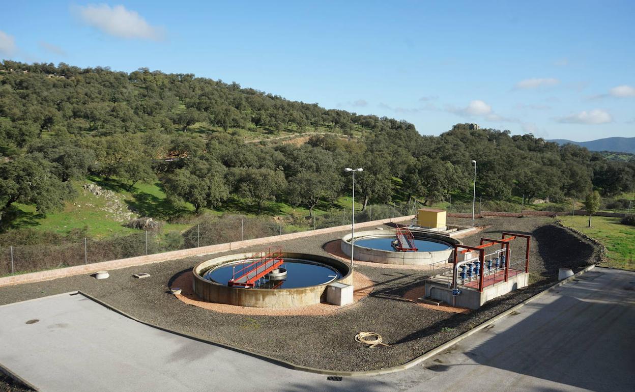 Imagen de archivo de la depuradora de Salvaleón. 