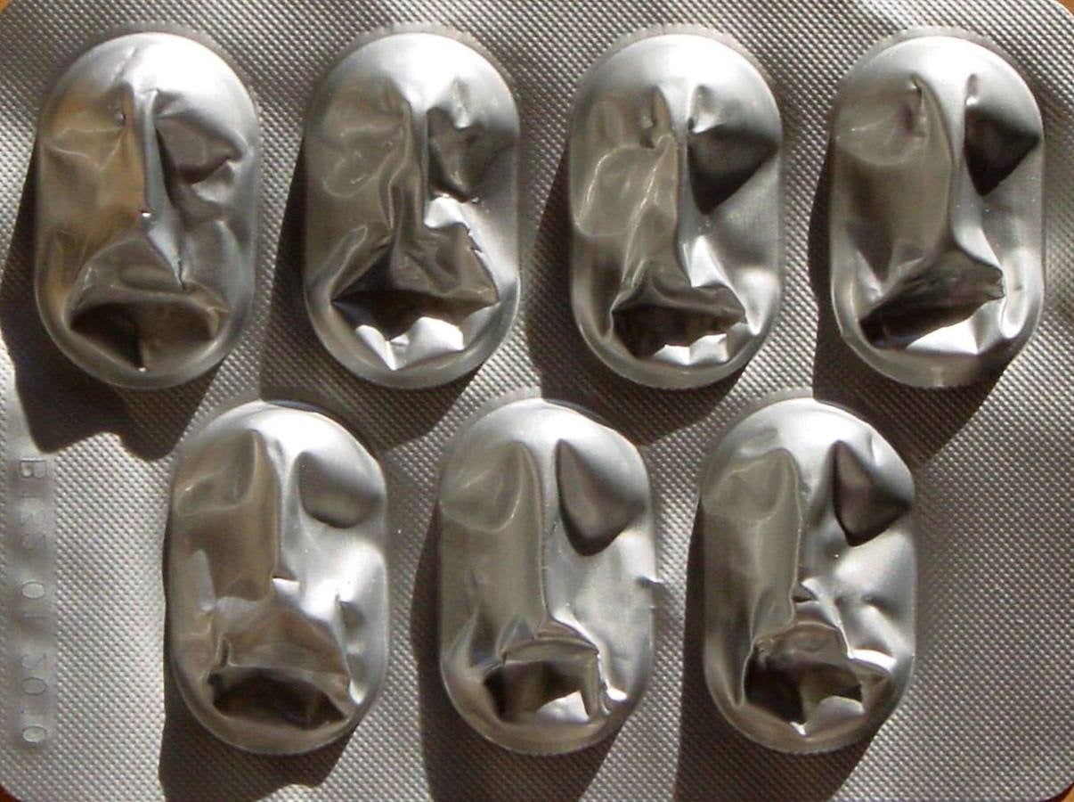 La poesía visual de Juan Rosco 'Dolor'.