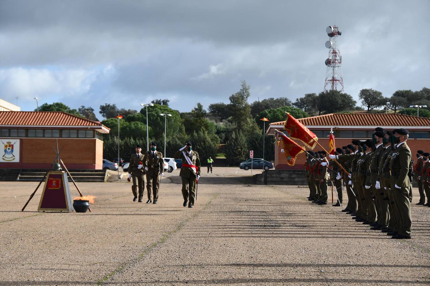 Fotos: Celebración del día de la patrona de Infantería sin familiares ni público