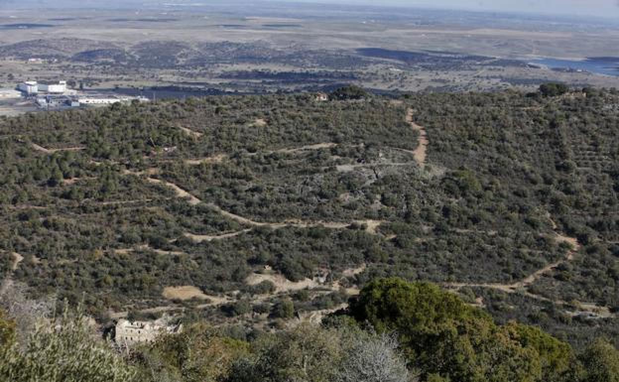 Paraje donde se proyecta la mina de litio en Cáceres. 