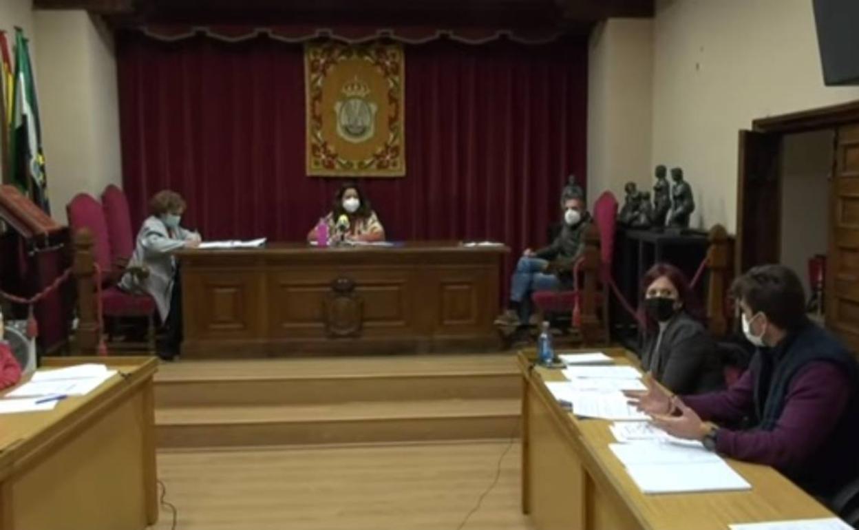 Momento del pleno de diciembre