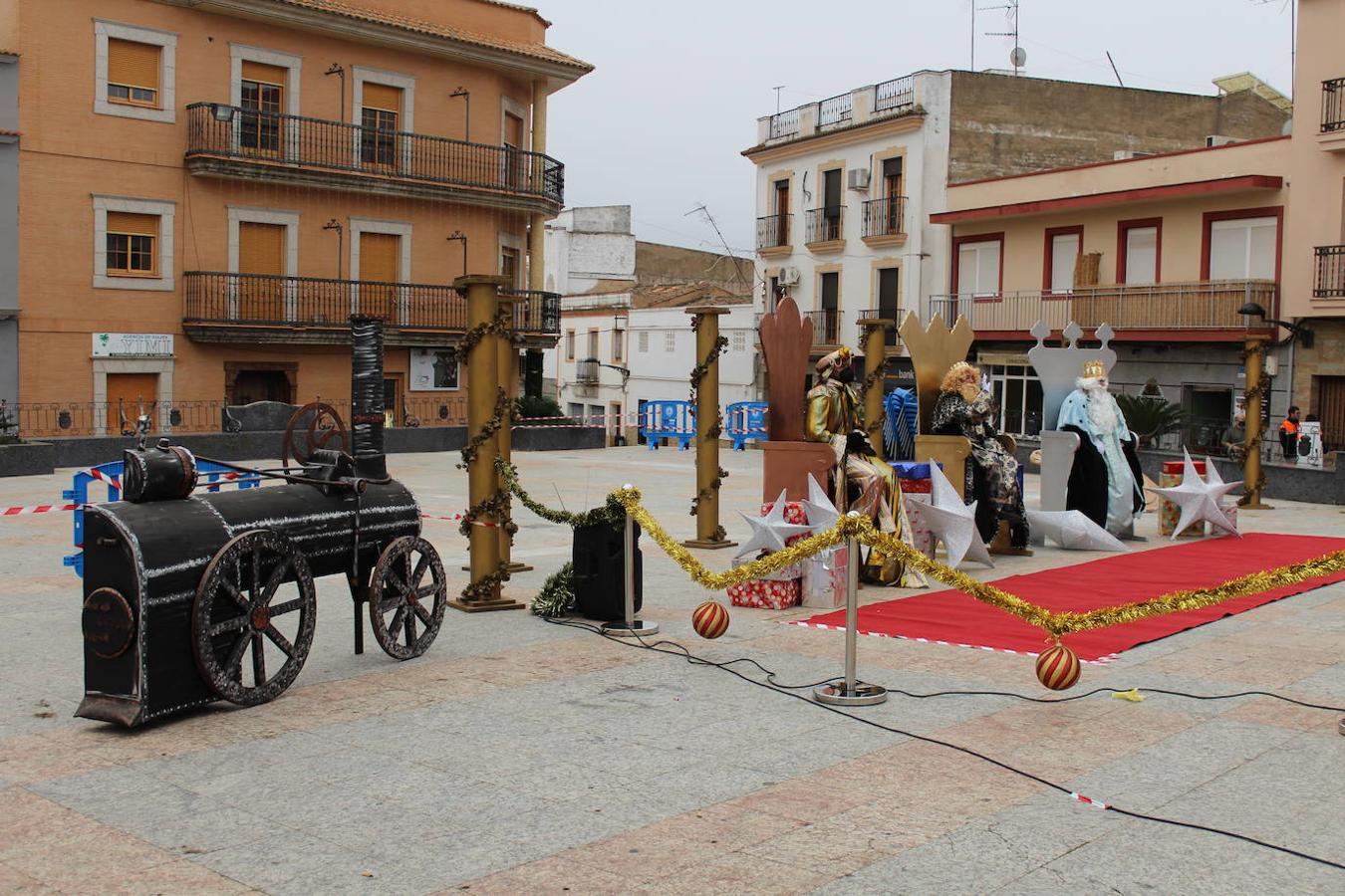 Este año no ha habido carroza, pero el decorado intentó acercarse lo máximo posible a una