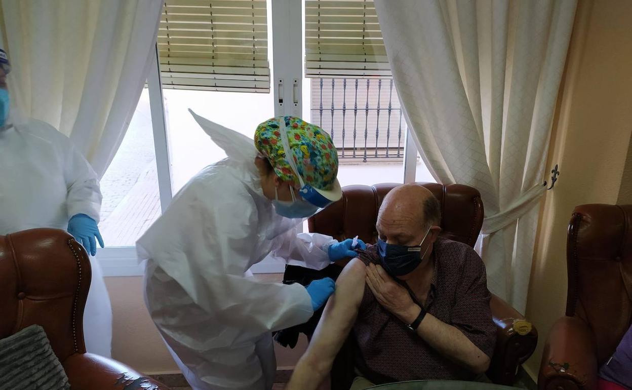 Vacunación en Higuera la Real