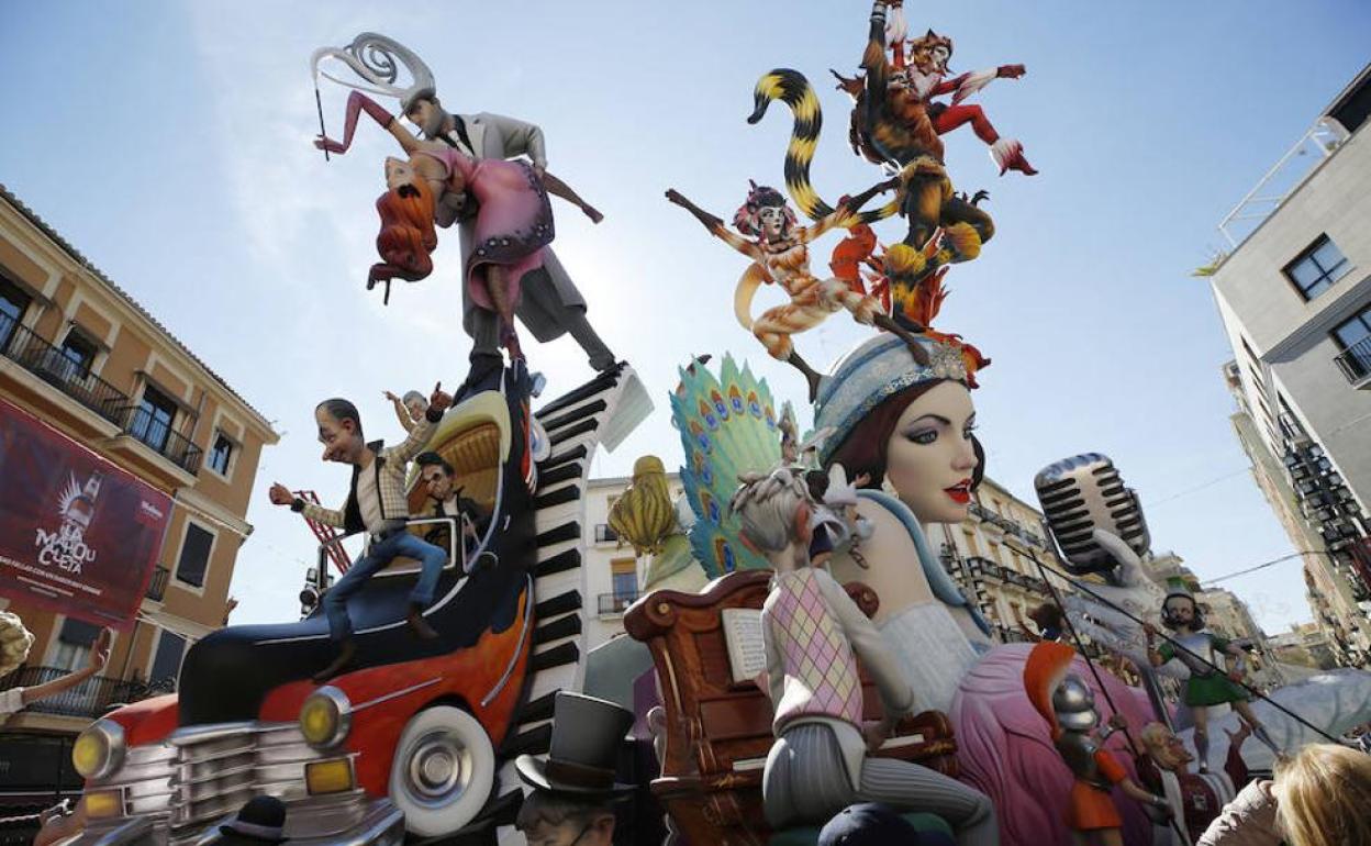 Falla de Convento Jerusalén., en 2019. 