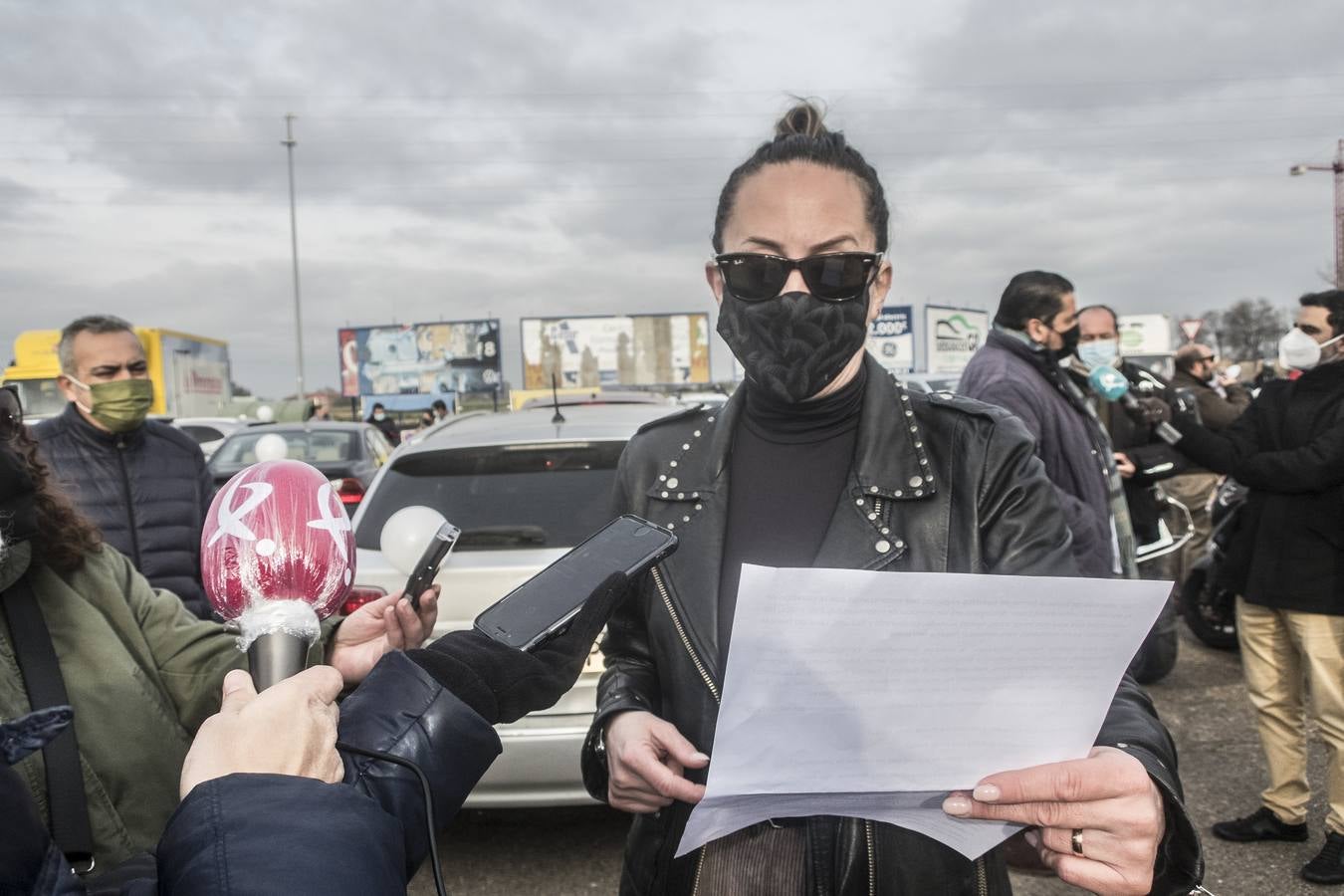 Protestas de comerciantes en Badajoz