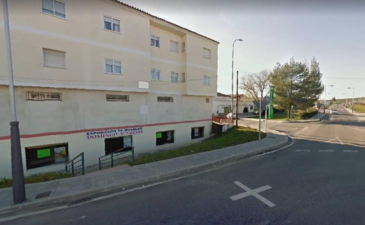 Avenida de España en dirección hacia el Tanatorio