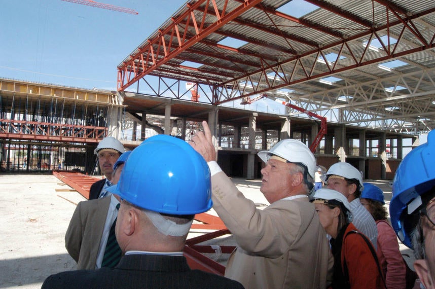 Visitando las obras de Ifeba el 26.09.05 