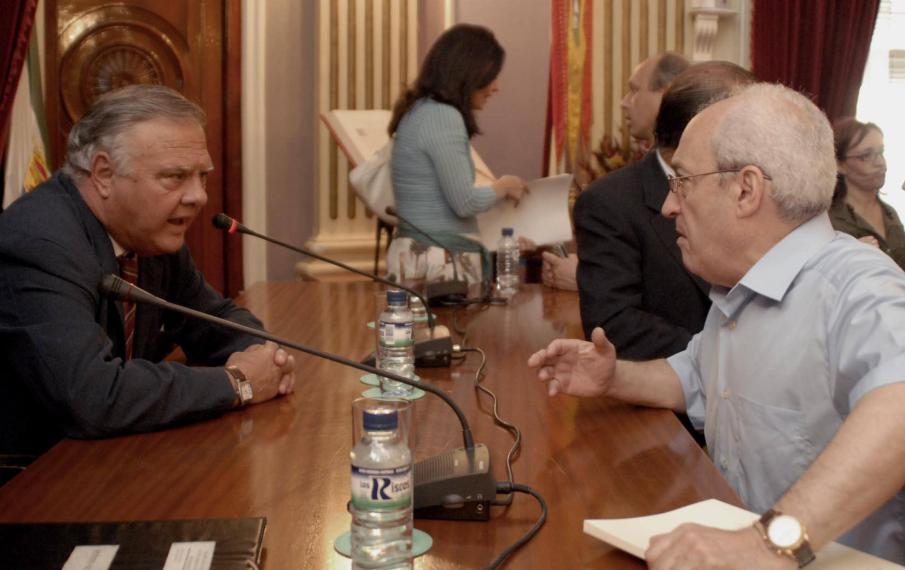 Con Luis Ángel Ruiz de Lopegui, 26 de mayo de 2006 