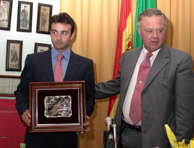 Con Enrique Ponce, Febrero de 2002