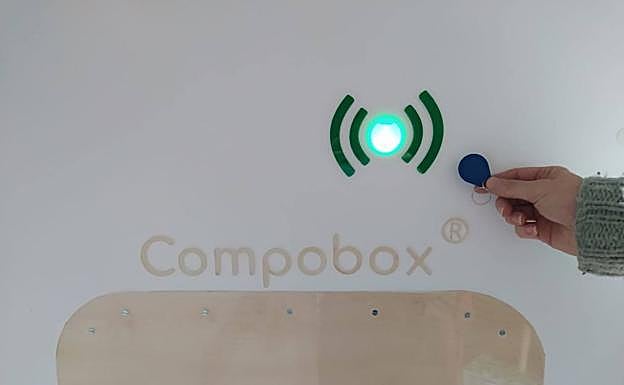 Compobox solo se abre mediante un llavero con tecnología NFC.