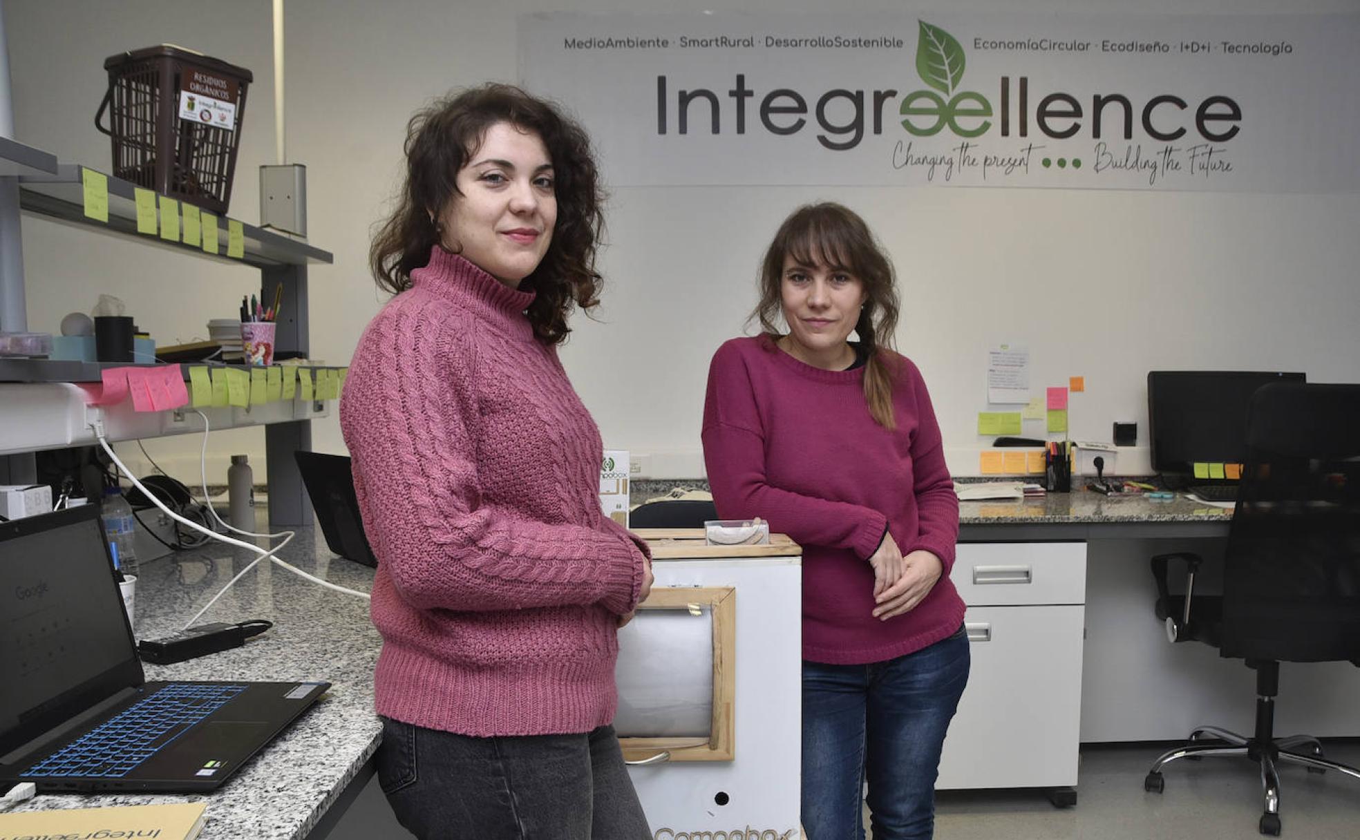Iris y Chanel Sopo son las fundadoras de Integreellence, una firma que da una segunda vida a los biorresiduos para evitar los vertederos.