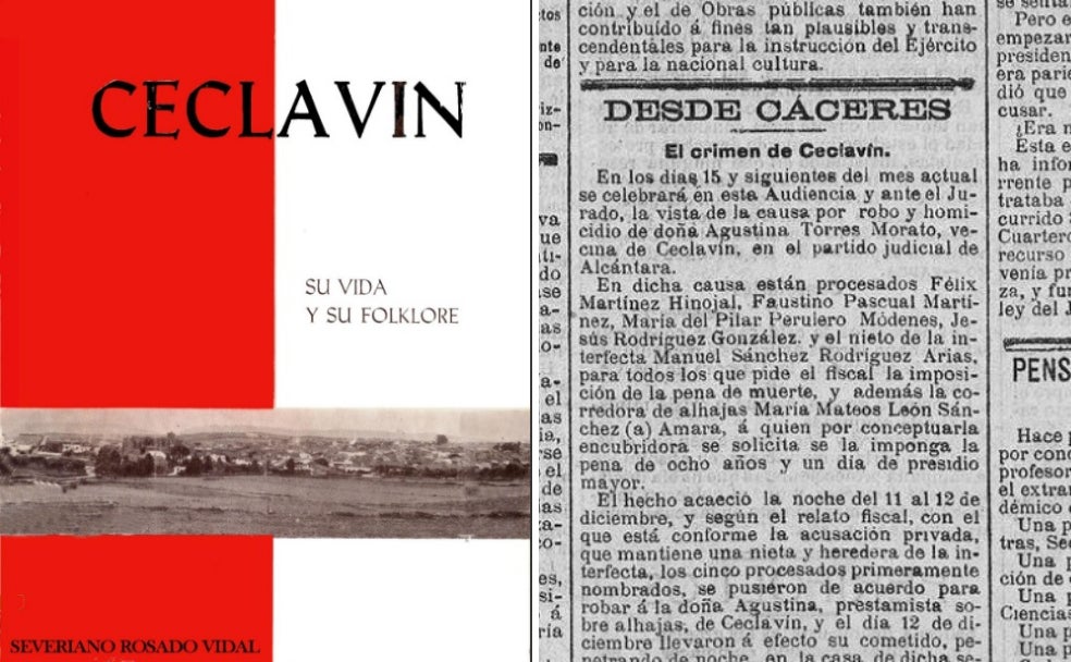 El libro de Severiano Rosado y noticia del segundo crimen.