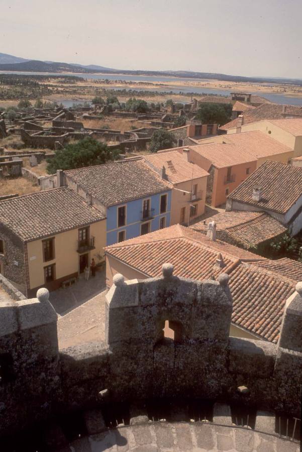 El pueblo visto desde el castillo.