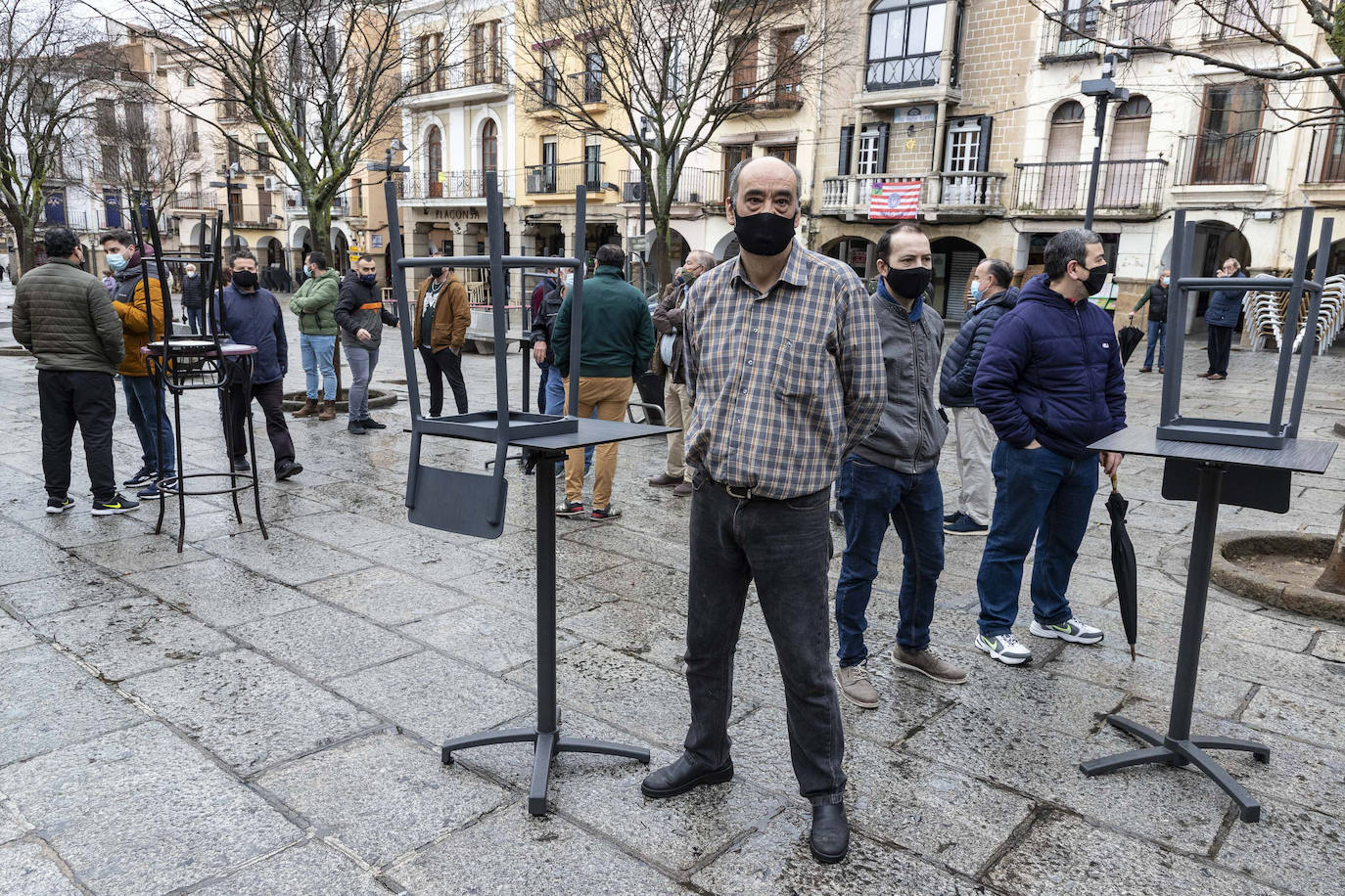 Protesta en Plasencia