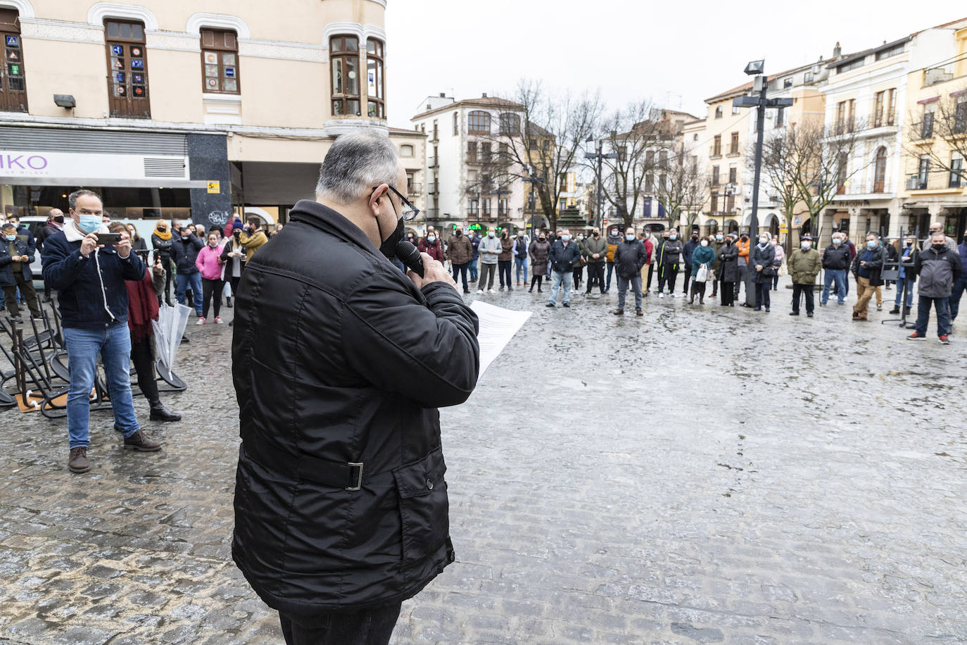 Protesta en Plasencia