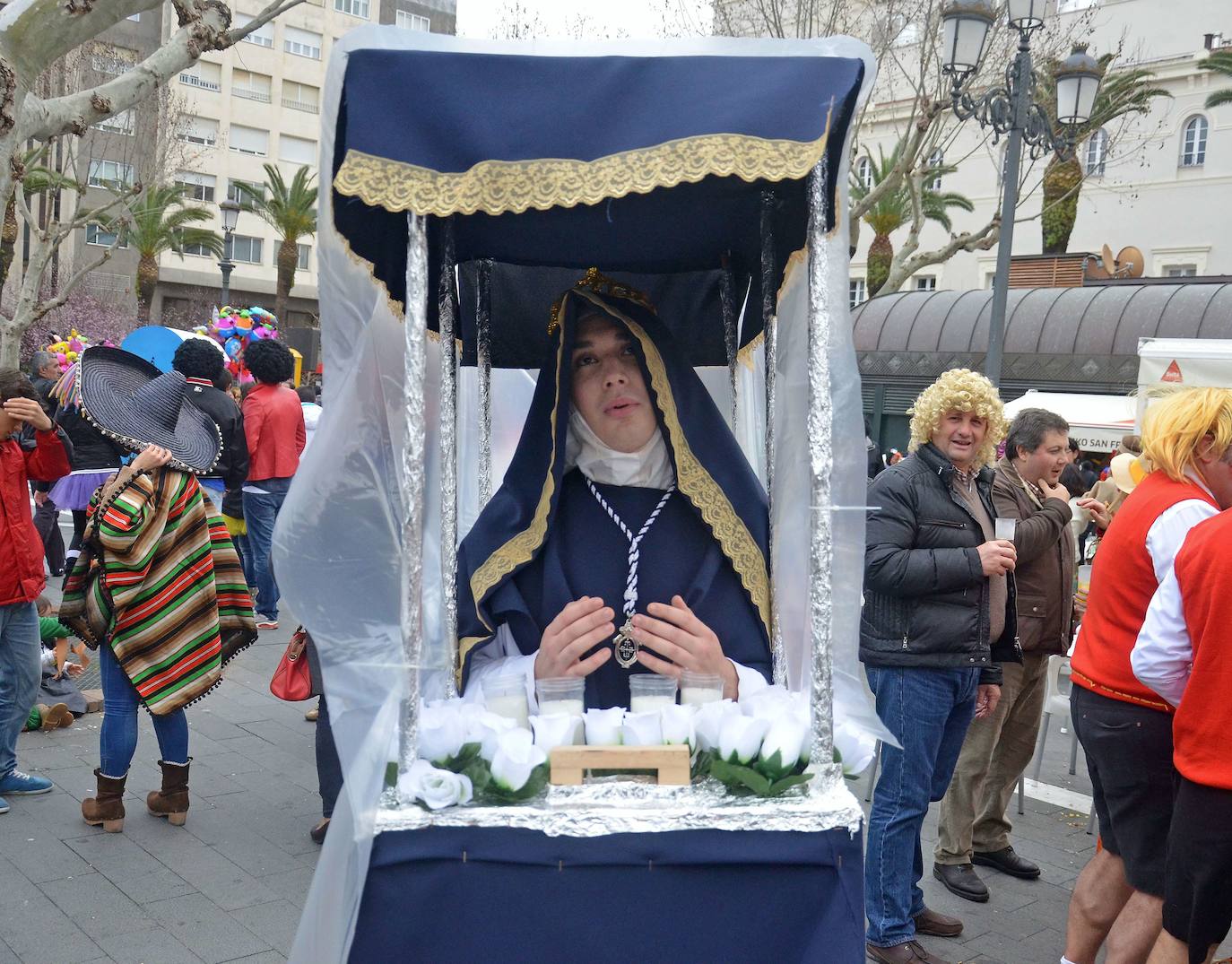 La Virgen de la Soledad en procesión en 2014