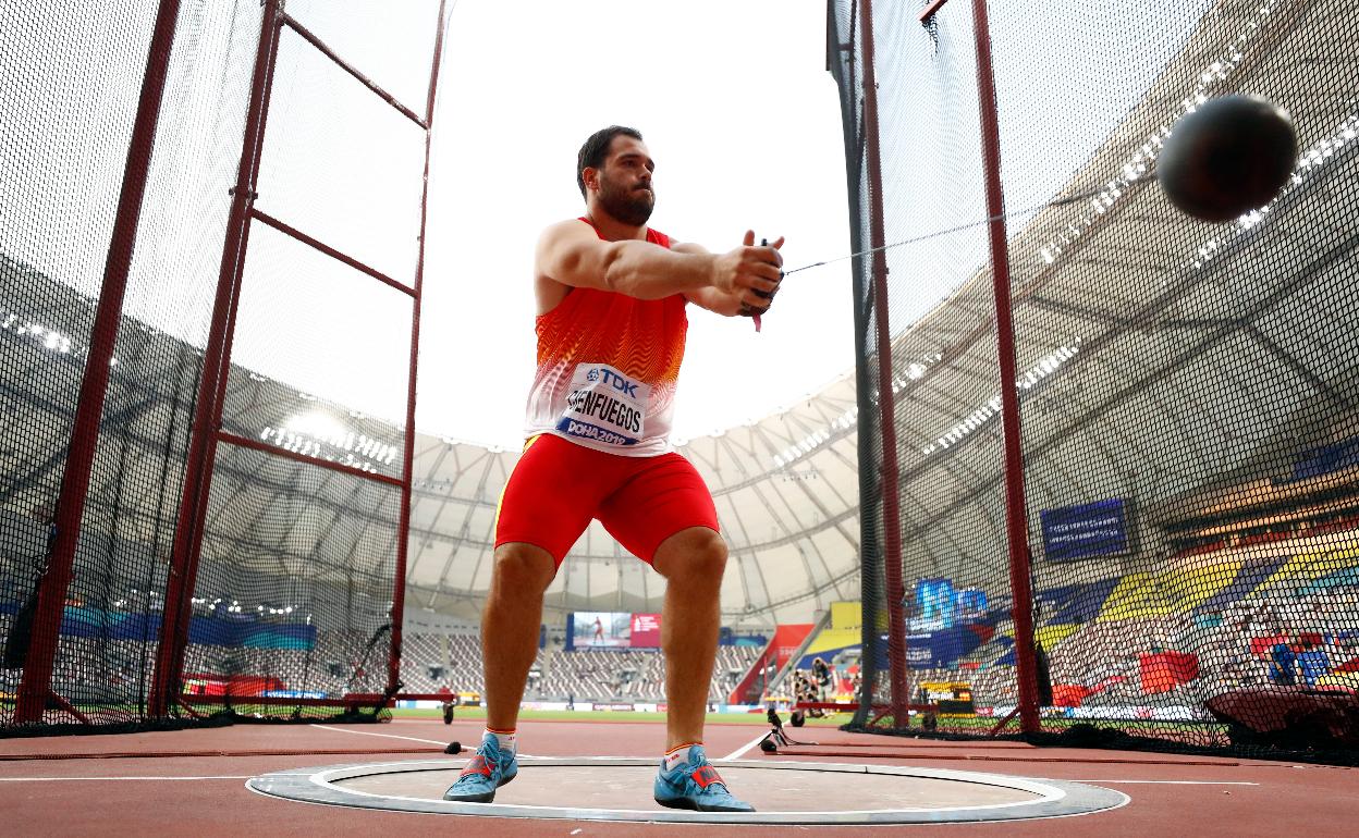 Javier Cienfuegos no participa en una competición internacional desde el Mundial de Doha en octubre de 2019, donde fue séptimo. 