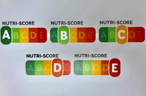 Etiqueta de Nutriscore. La calificación se mueve entre el verde, para los productos con más calidad nutricional, y el rojo, para los peor valorados.