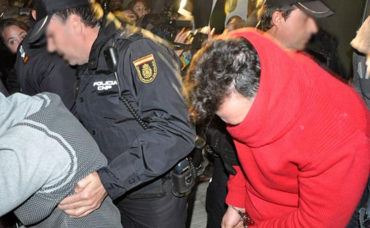 Los detenidos cuando pasaron a disposición judicial en noviembre de 2018