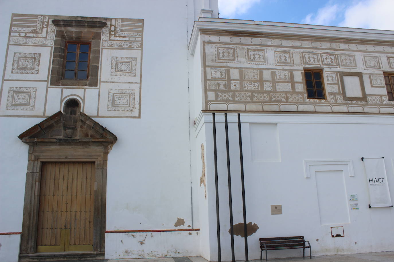 Obras recogidas en el interior del Museo de Arte Contemporáneo de Fregenal