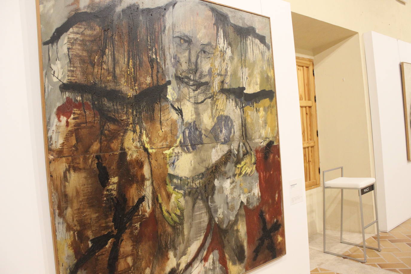 Obras recogidas en el interior del Museo de Arte Contemporáneo de Fregenal