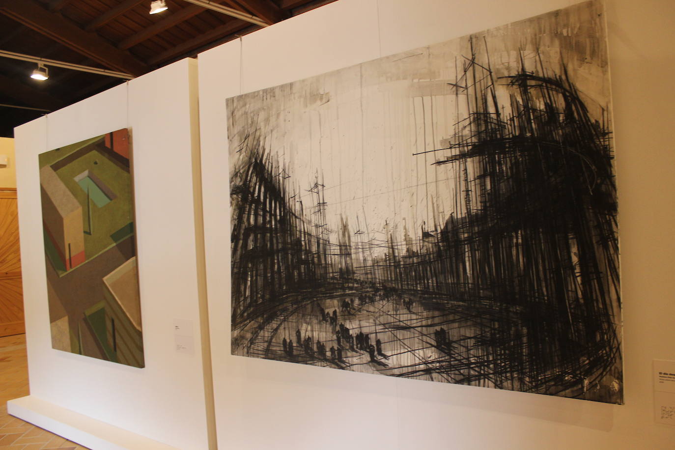 Obras recogidas en el interior del Museo de Arte Contemporáneo de Fregenal