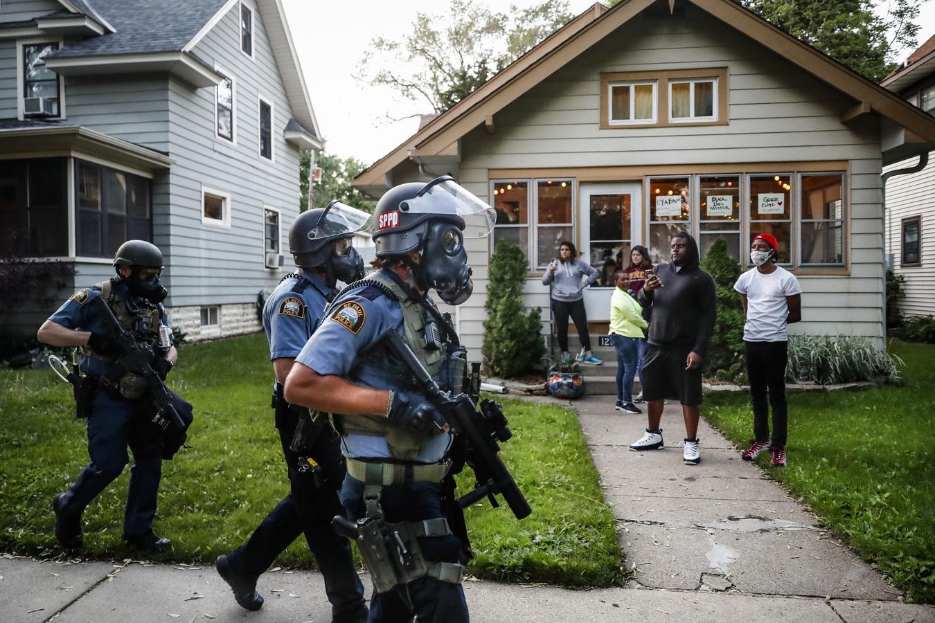 Disturbios en Minneapolis tras la muerte de George Floyd.