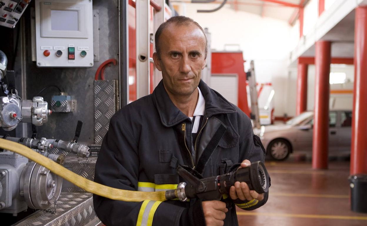 José Manuel Rivero Tapia, que se ganaba la vida como bombero tras su actividad deportiva. 