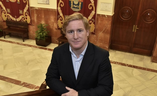 Ignacio Gragera, portavoz del grupo municipal de Ciudadanos en el Ayuntamiento de Badajoz.