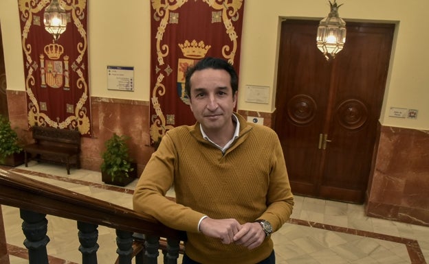 Ricardo Cabezas, portavoz del grupo municipal socialista en el Ayuntamiento de Badajoz.